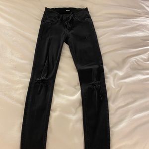 HUDSON dark gray stretchy skinny Jean